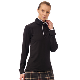Momentum Collection: Marya Banded Sleeve Quarter Zip Pull Over